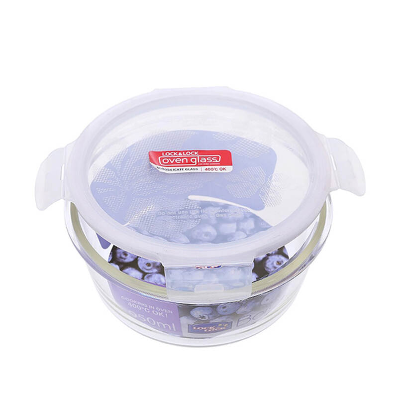 Hộp Thủy Tinh Chịu Nhiệt Ys Tròn 950Ml - Locknlock - LLG861, , large image number null